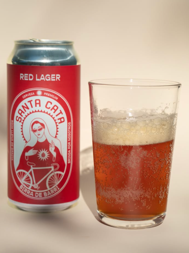Cerveza Artesanal Red Lager La Velo Lata