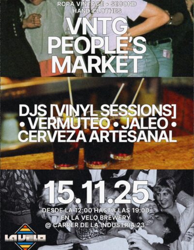 La Vélo Brewery cervecería artesana y evento de Vintage Market en Palma de Mallorca